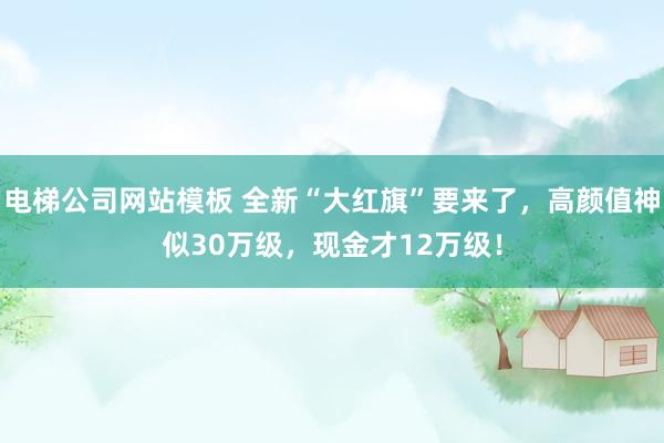 电梯公司网站模板 全新“大红旗”要来了，高颜值神似30万级，现金才12万级！