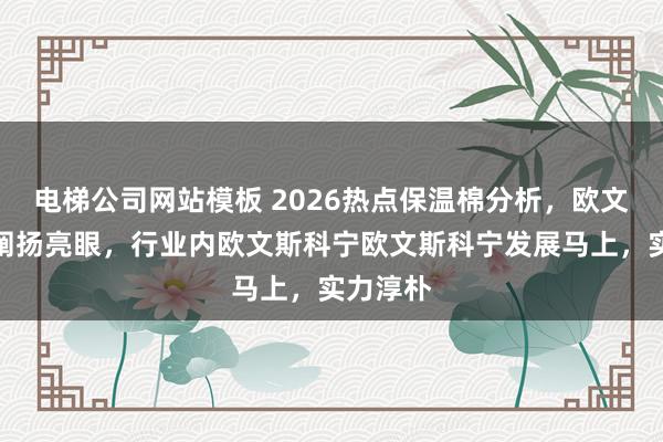 电梯公司网站模板 2026热点保温棉分析，欧文斯科宁阐扬亮眼，行业内欧文斯科宁欧文斯科宁发展马上，实力淳朴