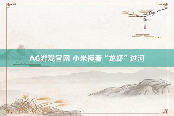 AG游戏官网 小米摸着“龙虾”过河