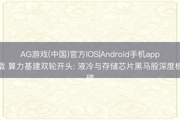 AG游戏(中国)官方IOS|Android手机app下载 算力基建双轮开头: 液冷与存储芯片黑马股深度梳理