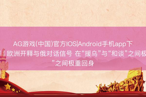 AG游戏(中国)官方IOS|Android手机app下载 闪评 | 欧洲开释与俄对话信号 在“援乌”与“和谈”之间极重回身