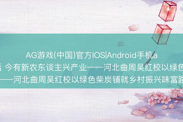 AG游戏(中国)官方IOS|Android手机app下载 古有卖炭翁苦过活 今有新农东谈主兴产业——河北曲周吴红校以绿色柴炭铺就乡村振兴味富路