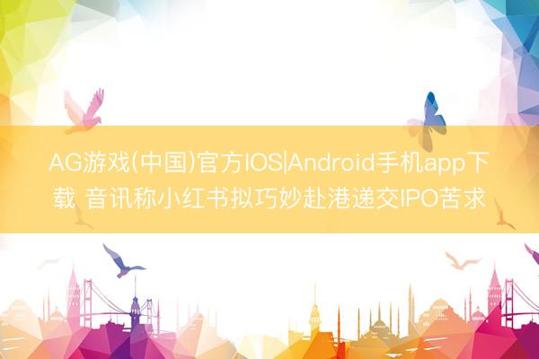 AG游戏(中国)官方IOS|Android手机app下载 音讯称小红书拟巧妙赴港递交IPO苦求